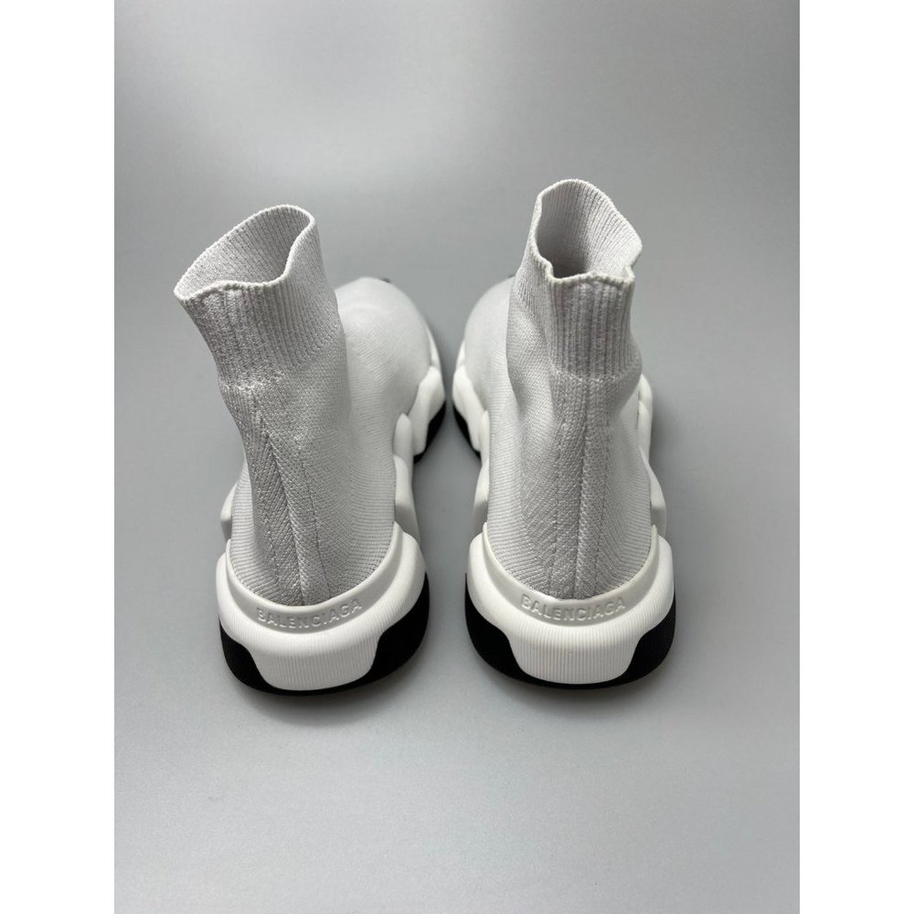 Balenciaga Speed 2.0 Sock Sneakers White Women’s EU 35/US 5 $995 - Picture 3 of 9